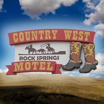 Country West Motel Of 罗克斯普林斯 外观 照片